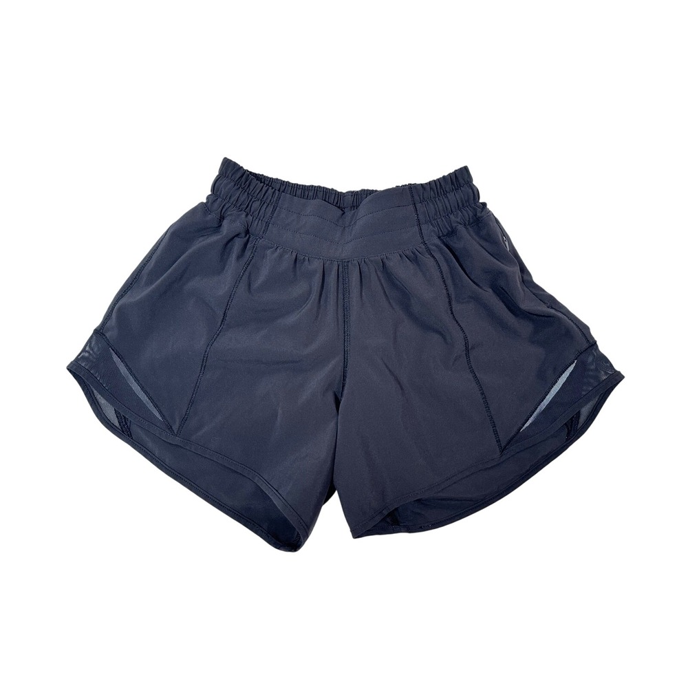 Lululemon Hotty Hot Short II *Long 4" Black size 2